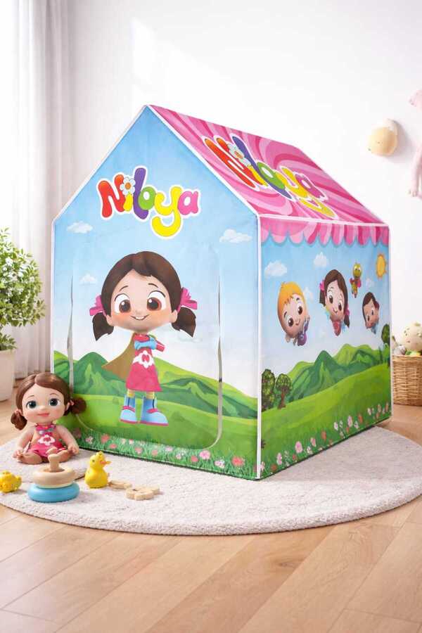 TOHA Niloya Oyun Çadırı 100x100x70 cm Portatif 3+ Yaş – Kolay Kurulum Çocuk Oyun Evi