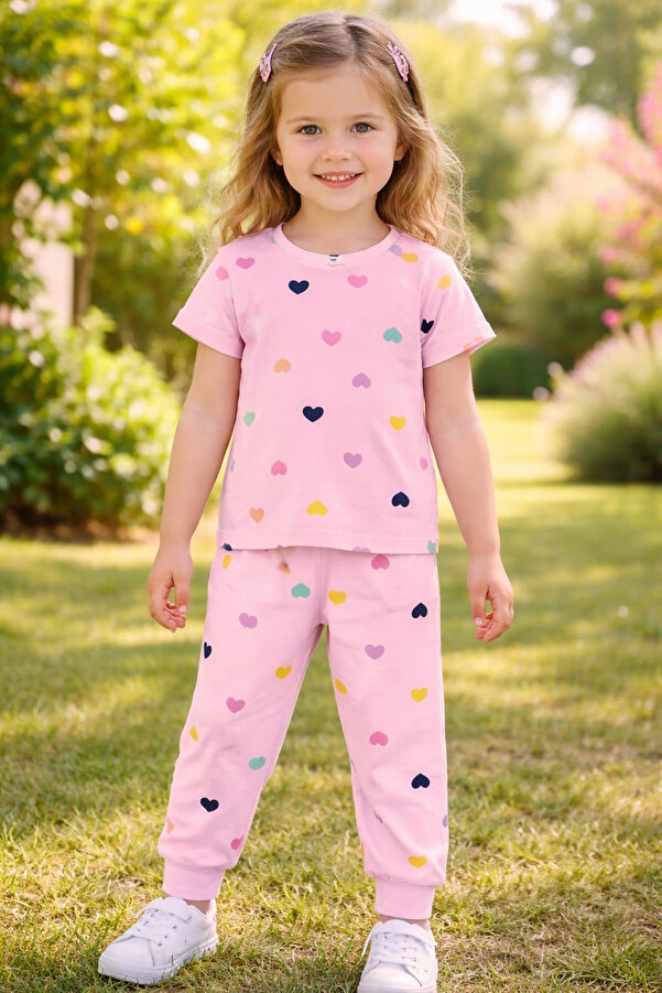 Hyd 0-4 Yaş Özel Baskılı Ve Desenli Bebek ve Kız Çocuk Pijama Seti Takımı
