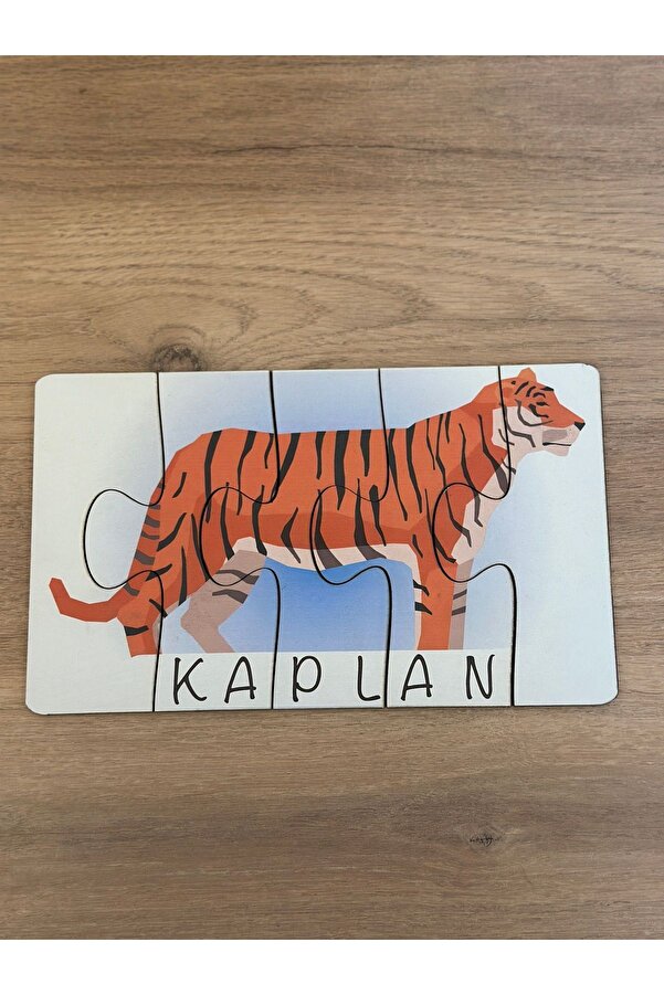 özgürce Eğitici Hayvanlar Öğrenme Puzzle Kartı, Montessori Motor Zeka Oyuncak