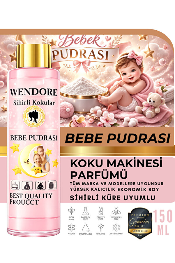 Wendore Bebek Pudrası Sihirli Kokular Küre &tüm Makinelere Uyumlu Geniş Alan Koku Makinesi Parfüm Solüsyonu