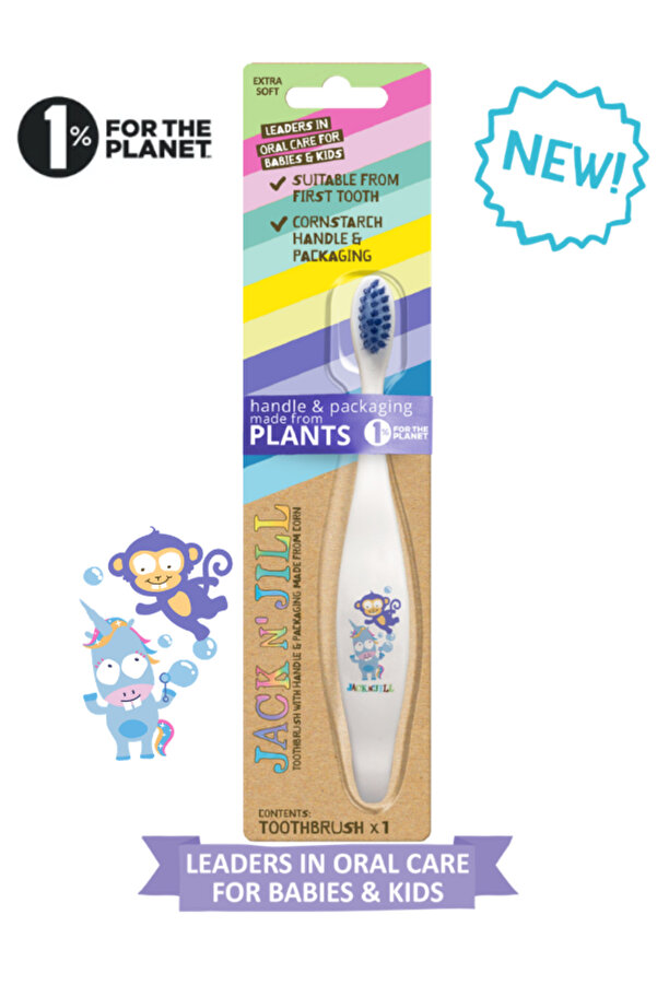 Jack N'Jill Jack N Jill Doğal Diş Fırçası - Unicorn