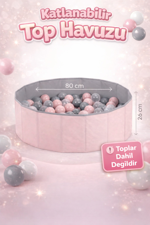 Sozzy Toys Çocuk Top Havuzu – Güvenli Oyun Alanı - TOPLAR DAHİL DEĞİLDİR