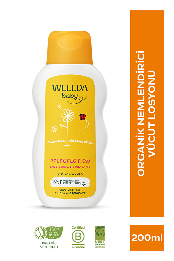 Weleda Calendula Organik Vücut Losyonu 200 ml