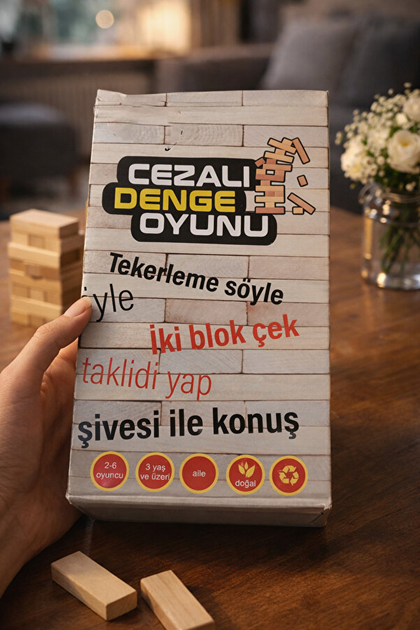 Bundera Cezalı Jenga, Cezalı Denge Oyunu Yeni Versiyon V2