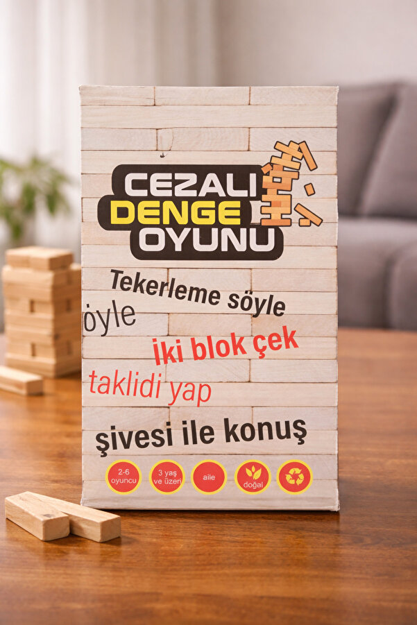 Bundera Cezalı Jenga, Cezalı Denge Oyunu Yeni Versiyon V2