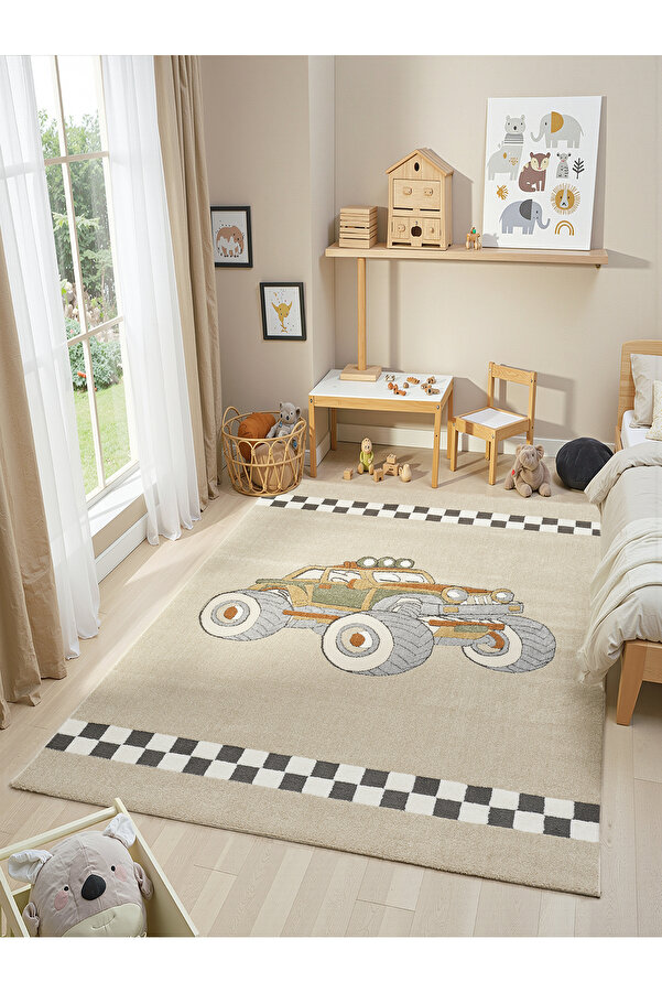 venucci home & living Step Premium Çocuk halısı Kız Erkek Bebek Odası Çocuk Odası Genç Odası Halısı Oyun Matı