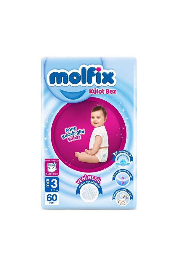 Molfix Pants Midi 60 Adet Külot Bez