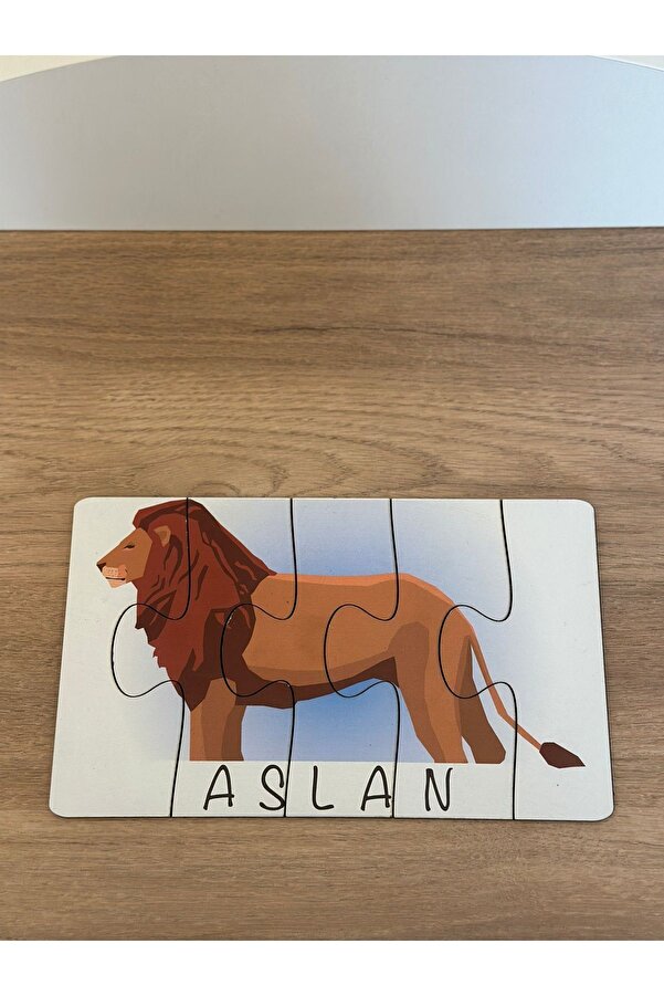 özgürce Hayvanlar Öğrenme Eşleme Puzzle Kartı, Eğitici Montessori Oyuncak