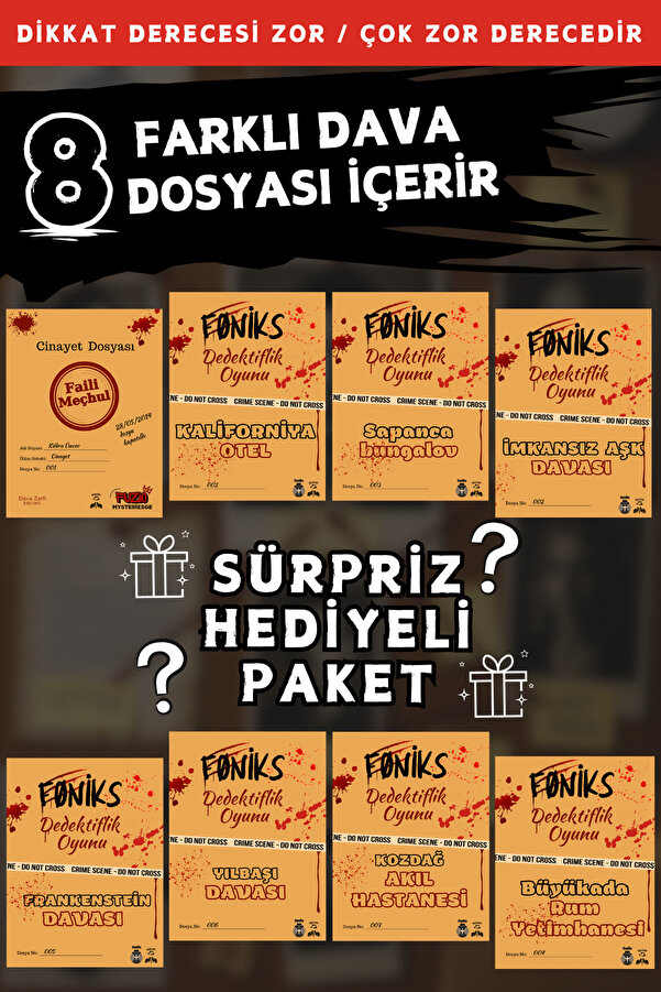 Suçlu Kim Dedektiflik Suç Çözümleme-zeka Ve Dikkat Geliştirici-dedektif Oyunu-gizem-bulmaca-kutu Oyunları-suç