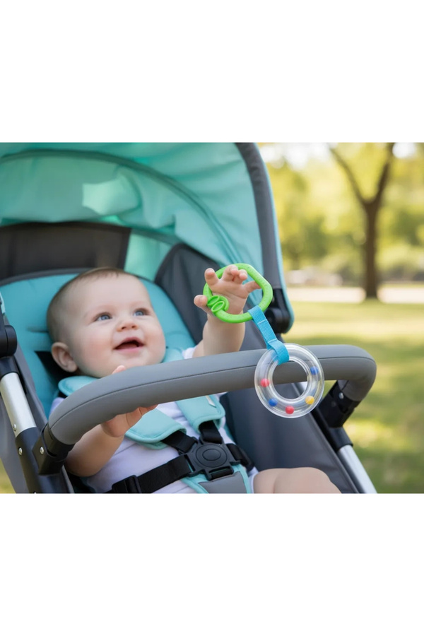 Babyjem Çıngıraklı Puset Halkası Oval