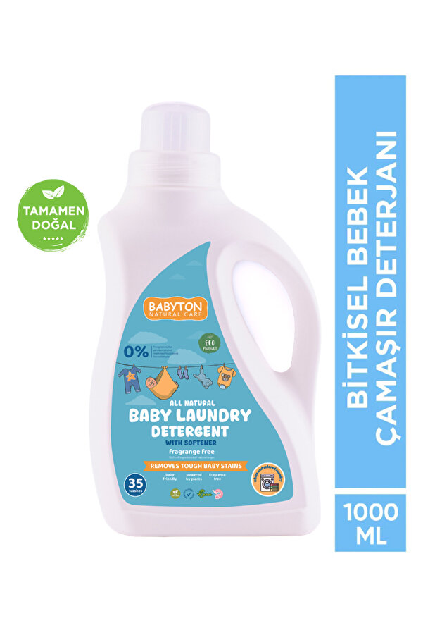 BABYTON Doğal Bebek Çamaşır Deterjanı 1000 ml