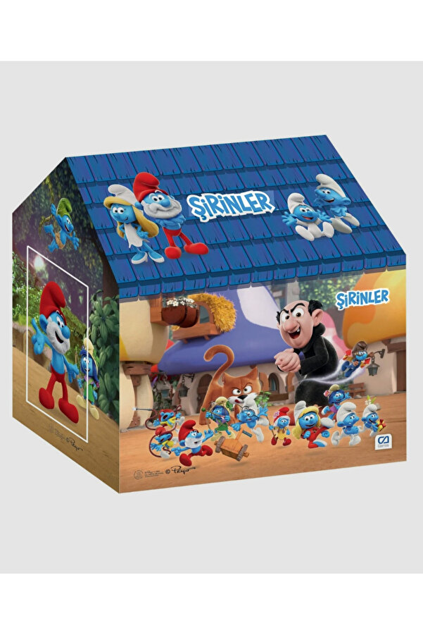 BYZ TOYS Oyuncak Çadır Kral Şakir ve Şirinler Temalı Oyun Çadırı(belirtilen fiyat biriiçin gecerlidir)