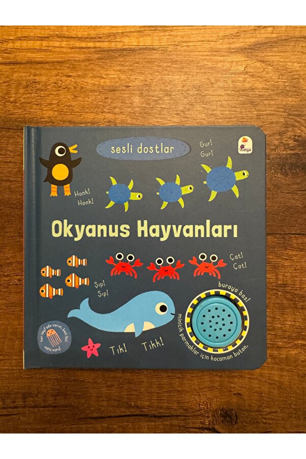 İndigo Kitap İndigo Çocuk Sesli Dostlar – Okyanus Hayvanları (Sesli Kitap) /