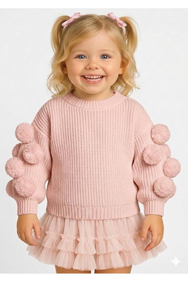 ELAGÜL Ponponlu Triko Kazak