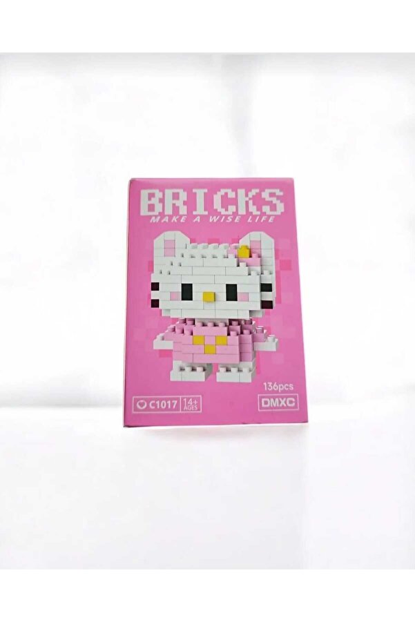 BTİCARET Bricks Hello Kitty Pembe Karakter Figürü Mini Yapı Blok Seti – Sanrio Koleksiyon Oyuncak