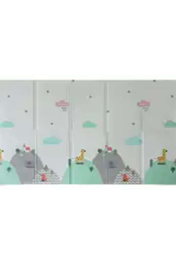 Coolmats 200x130x1 Cm Bulutlar Dağlar Katlanabilir Oyun Matı