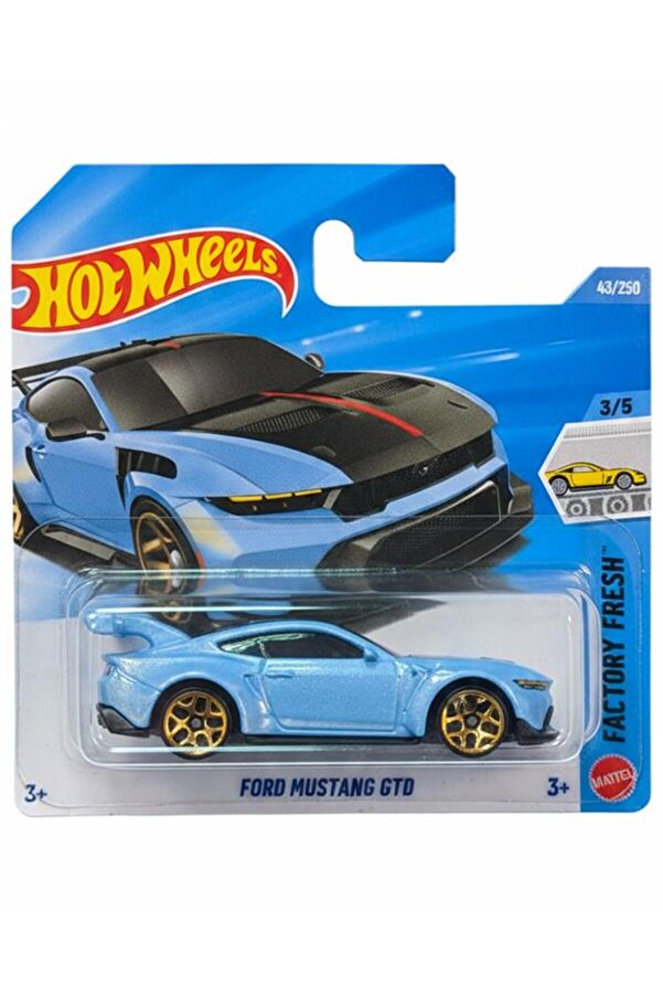 HOT WHEELS Factory Fresh Ford Mustang GTD 1/64 ölçek 43/250 JJJ14-N521 2026