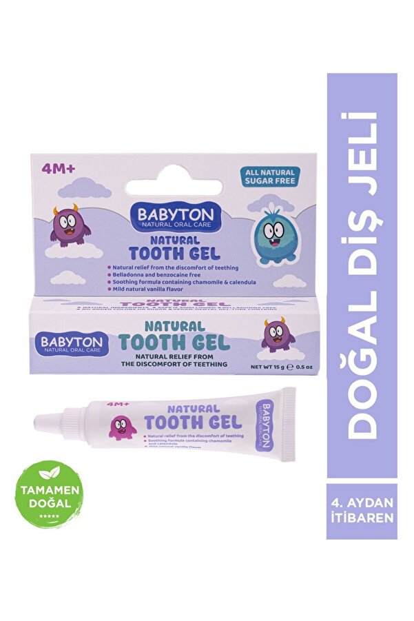 BABYTON Bebekler İçin Doğal Diş Jeli 15 gr