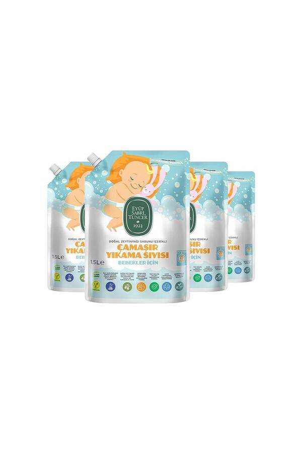 Eyüp Sabri Tuncer Bebek Çamaşır Deterjanı 1500 ml x 4