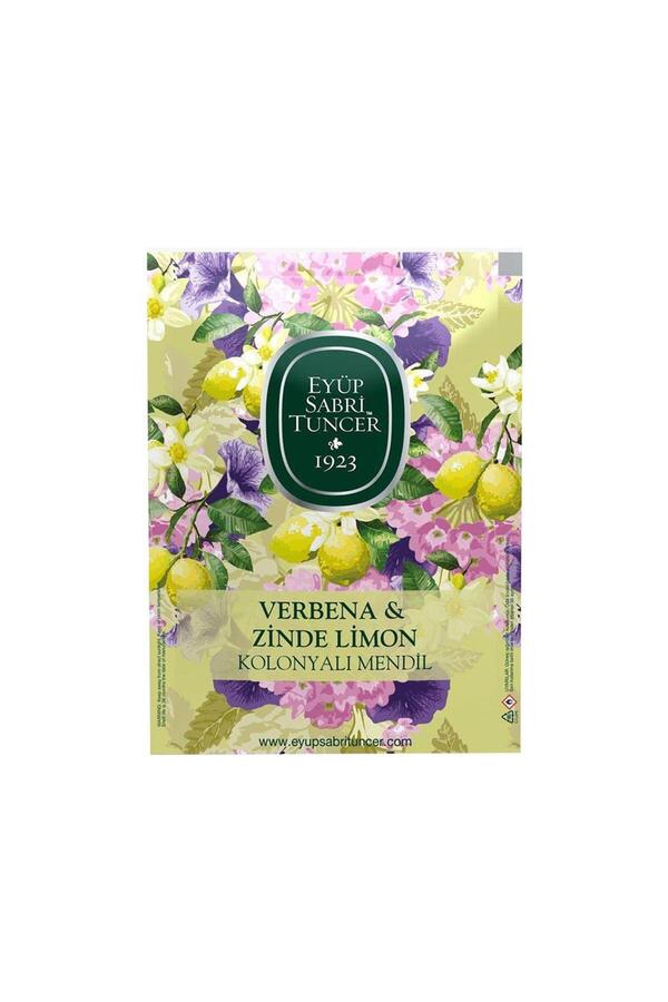 Eyüp Sabri Tuncer Verbena & Zinde Limon Kolonyalı Mendil Büyük Boy 50'li