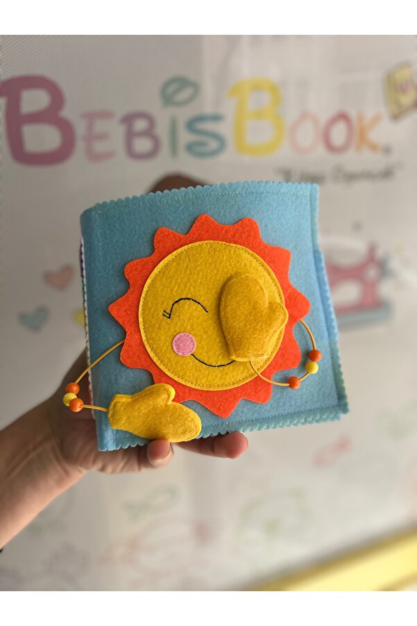 BEBİSBOOK 1-2 Yaş Montessori Eğitim Aktivite Kitabı Bebek Kitabı Güneş Tasarım