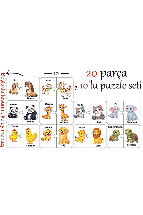 karalar ahşap Ahşap Çocuk Yapboz Eğitici Zeka Geliştirici Montessori Oyuncak Mega Set