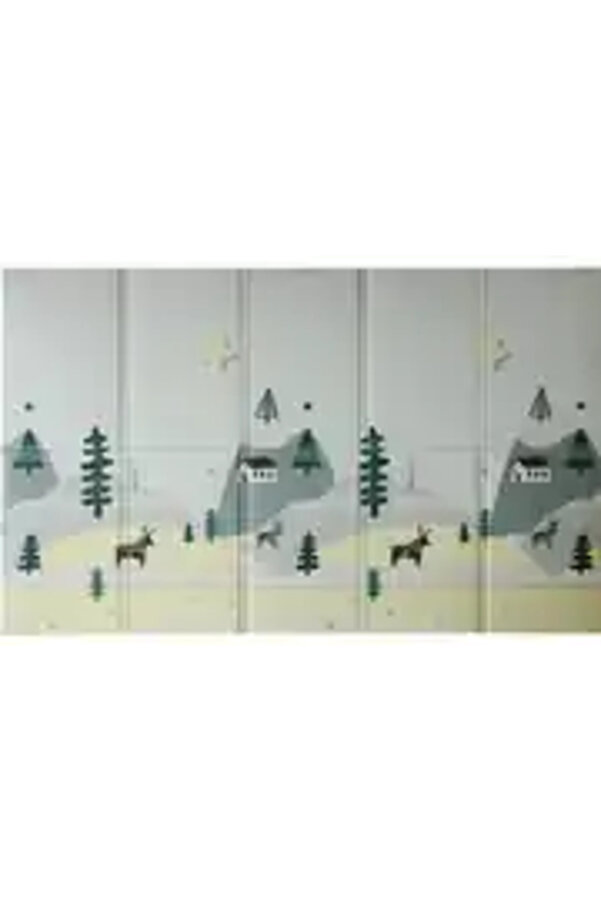 Coolmats 200x130x1 Cm Geyik Vadisi Katlanabilir Oyun Matı