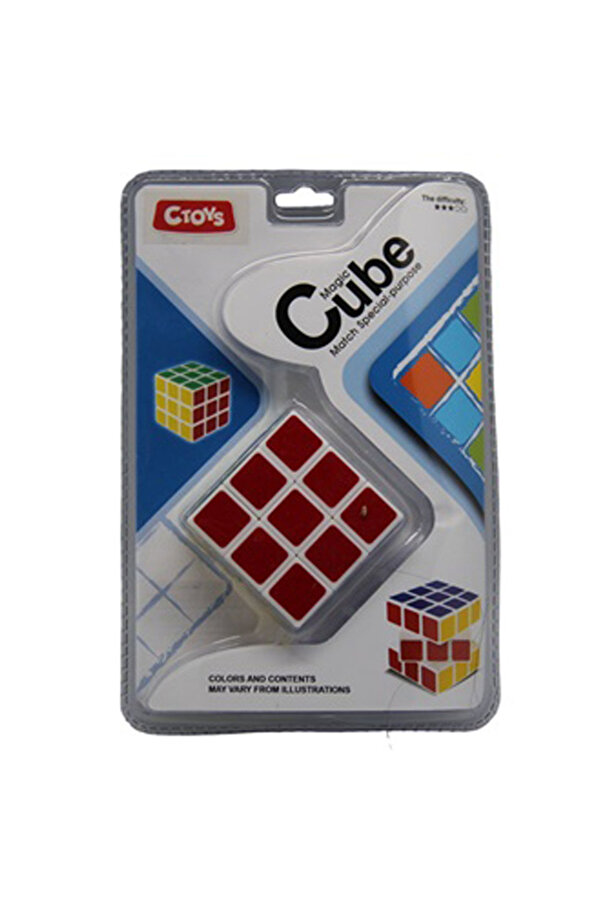 ctoy Oyuncak Sihirli Küp Rubik Zeka Küpü 5.5 Cm 8937