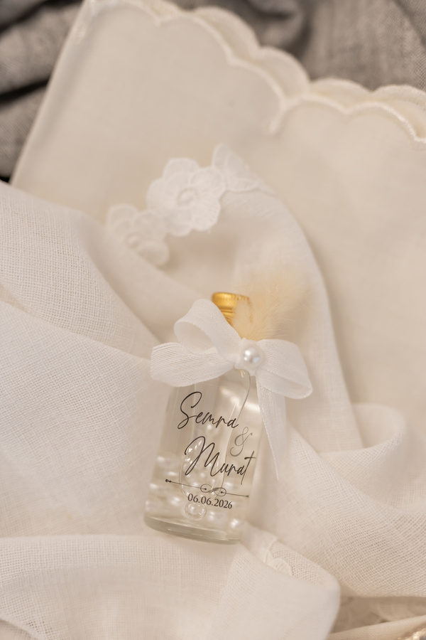 DAtelier 50 adet Kişiye Özel İsimli Kolonya Hediyelik- Nikah Nişan Söz Bebek Mevlidi Hatırası