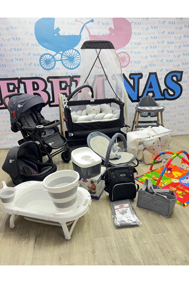 bebemnas 27 Parça Active GoldPluss Yeni Doğan Bebek Çeyiz Seti Full Set Bebeğiniz İçin Gerekli Olan Herr Şey