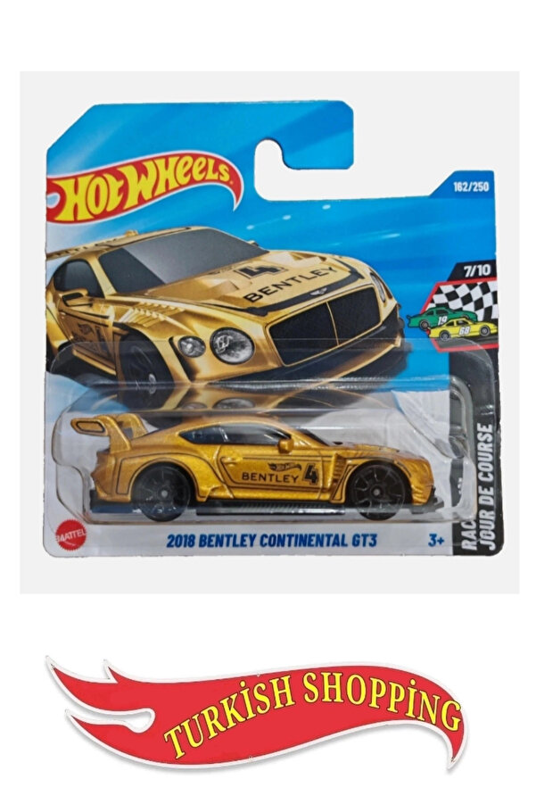 HOT WHEELS 1/64 Ölçek 2025 Case 2018 Bentley Continental Gt3