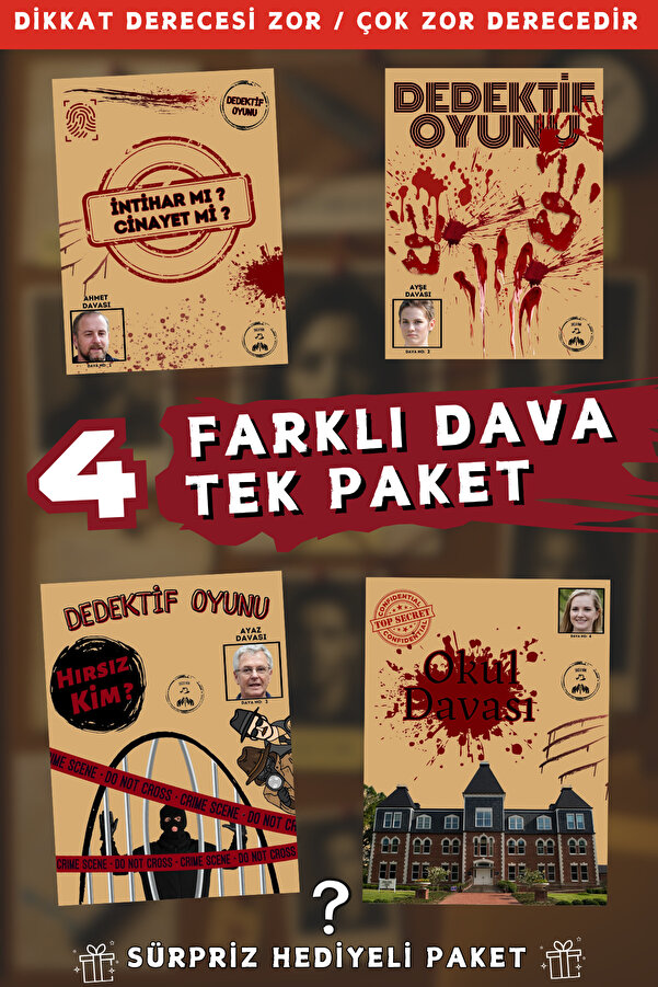 Suçlu Kim Dedektiflik Suç Çözümleme-suçluyu Bulma-dedektif Oyunu-cinayet Çözme-dedektif Oyunu-kutu Oyunu