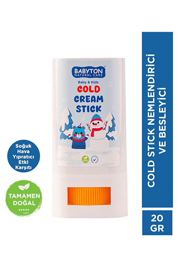 BABYTON Doğal Cold Stick Nemlendirici ve Besleyici-Soğuk Hava Yıpratıcı Etki Karşıtı