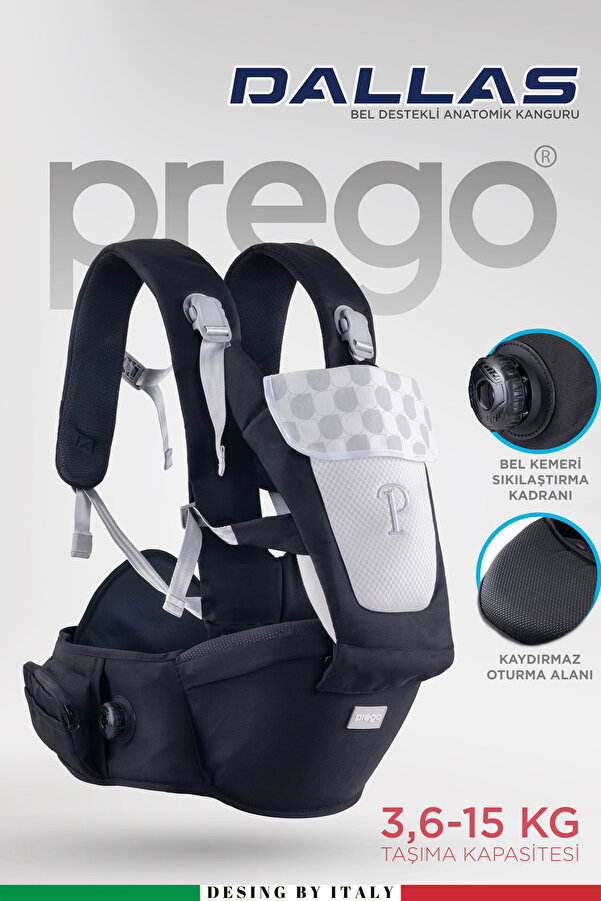 Prego Dallas Bel Destekli Anatomik Kanguru 3099