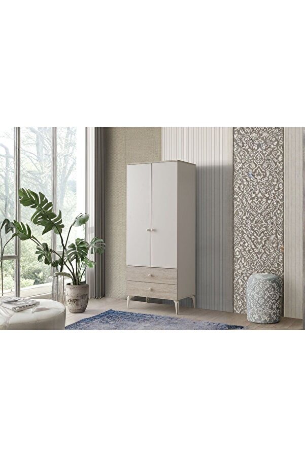 Doressa Home Preta 2 Kapılı Gardırop