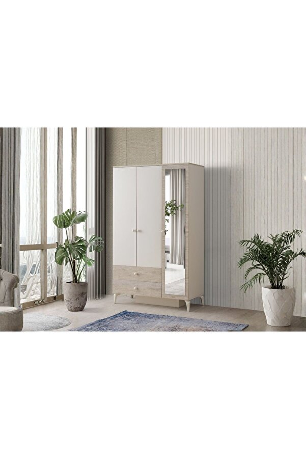 Doressa Home Pera 3 Kapılı Gardırop