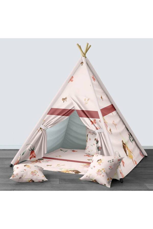 instababyrooms Çocuk Oyun Çadırı Periler Dijital Baskılı