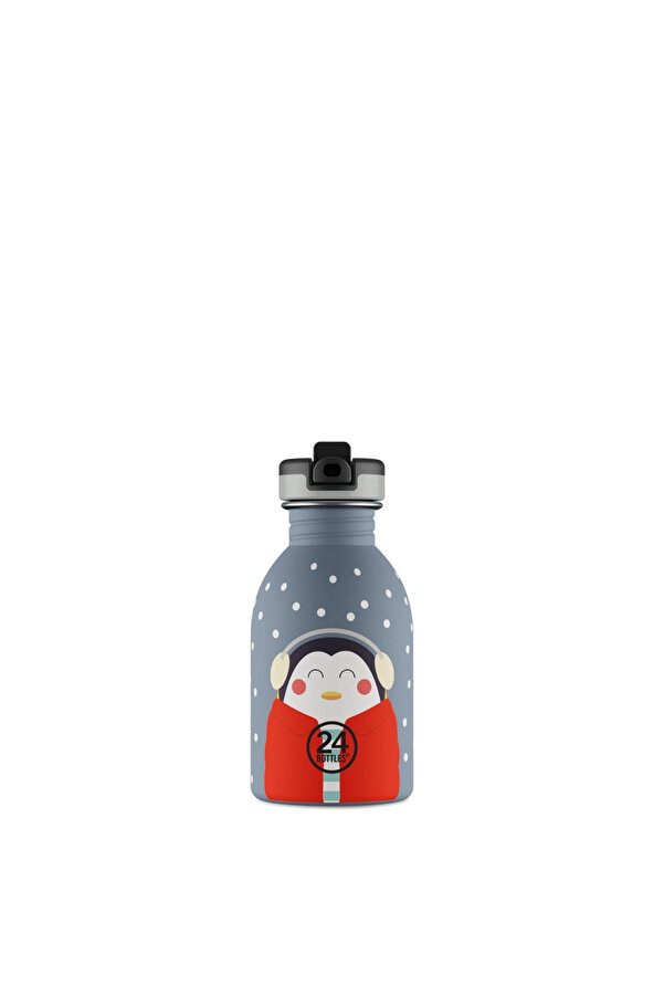 24Bottles Kids Bottle Happy Penguin Paslanmaz Çelik Çocuk Su Matarası 250 ml