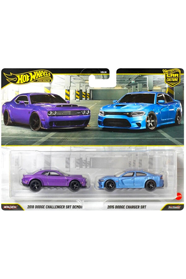HOT WHEELS Premium Car Culture Premium Car Culture 2018 Dodge Challenger SRT Demon & 2015