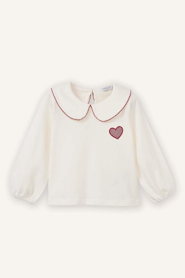 Defacto 100% Cotton Long Sleeve T-Shirt Baby Girl G8159A526Sp