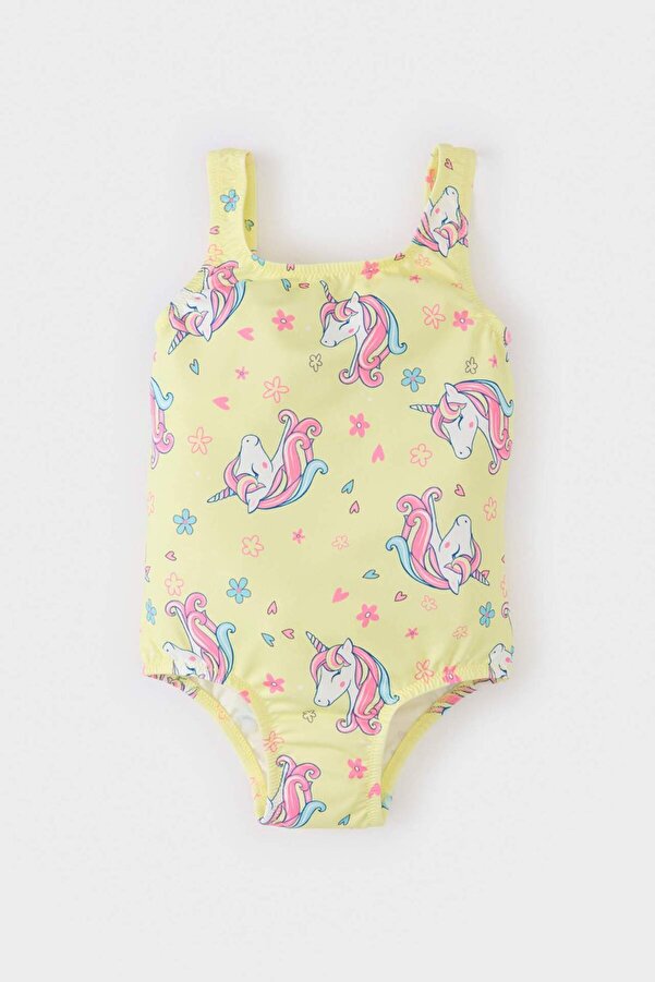 Defacto Karpuz Desenli Mayo Kız Bebek C0788A525SM