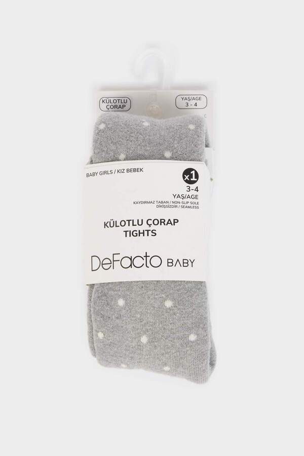 Defacto Dikişsiz Pamuklu Havlu Çorap Kız Bebek D2490A5NS
