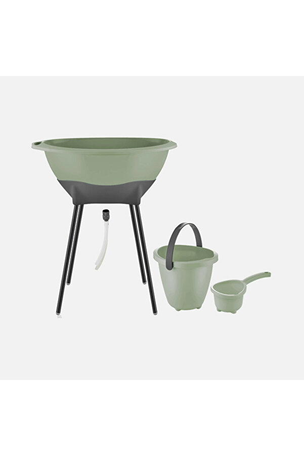 Babyjem Elegant Yenidoğan Bebek Banyo Küvet Seti Soft Yeşil