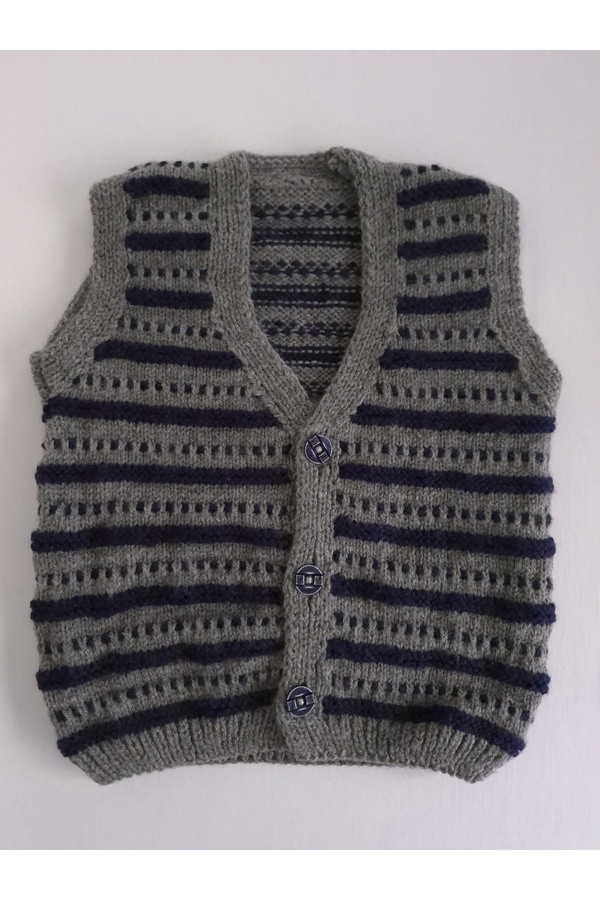 PİNA HEDİYELİK AKSESUAR El Örgüsü Çocuk Yelek