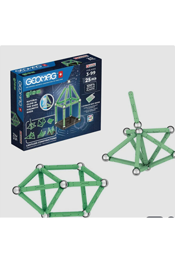 BYZ TOYS Glow Manyetik Zeka Oyunu 25 Parça