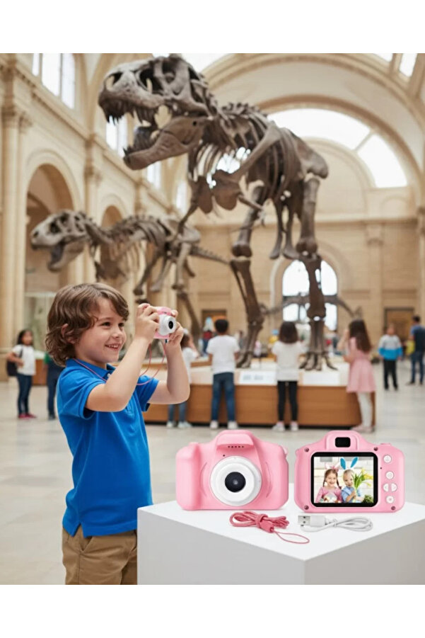 Epilons Hd Video Kayıt Özellikli Mini Dijital Kamera Fotoğraf Çekimli Usb Şarjlı