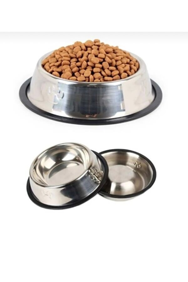 Empressco Paslanmaz Çelik Mama Kabı, Sağlıklı ve Dayanıklı Beslenme Kabı