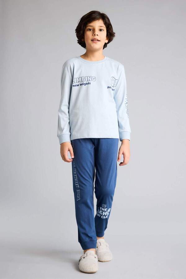 Defacto %100 Pamuklu 2'li Pijama Takımı Erkek Çocuk G9976A826SP