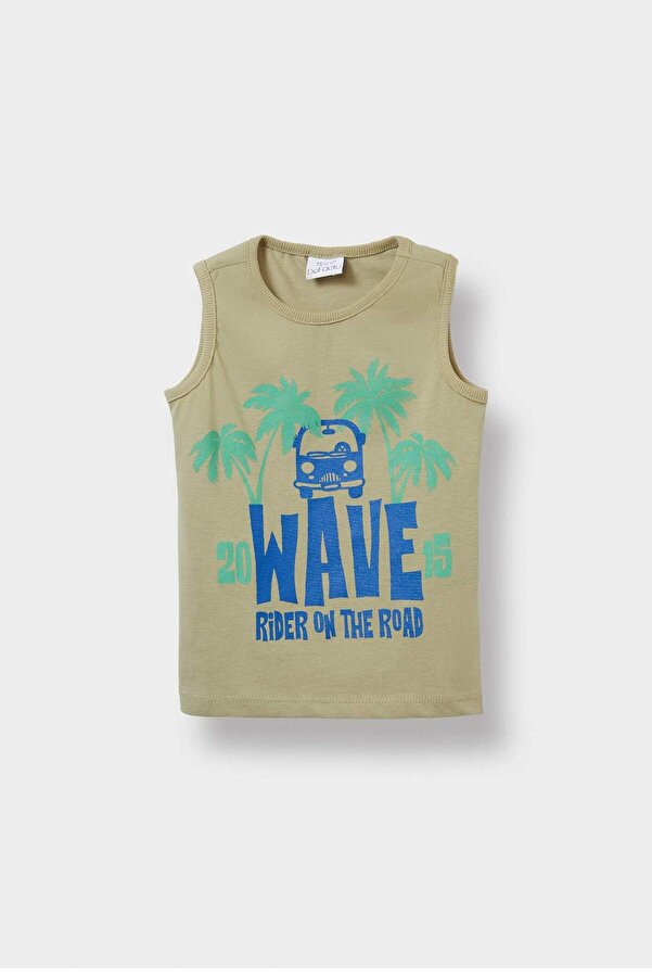 Defacto Bisiklet Yaka Palmiye Desenli Atlet Erkek Bebek E2341A525HS