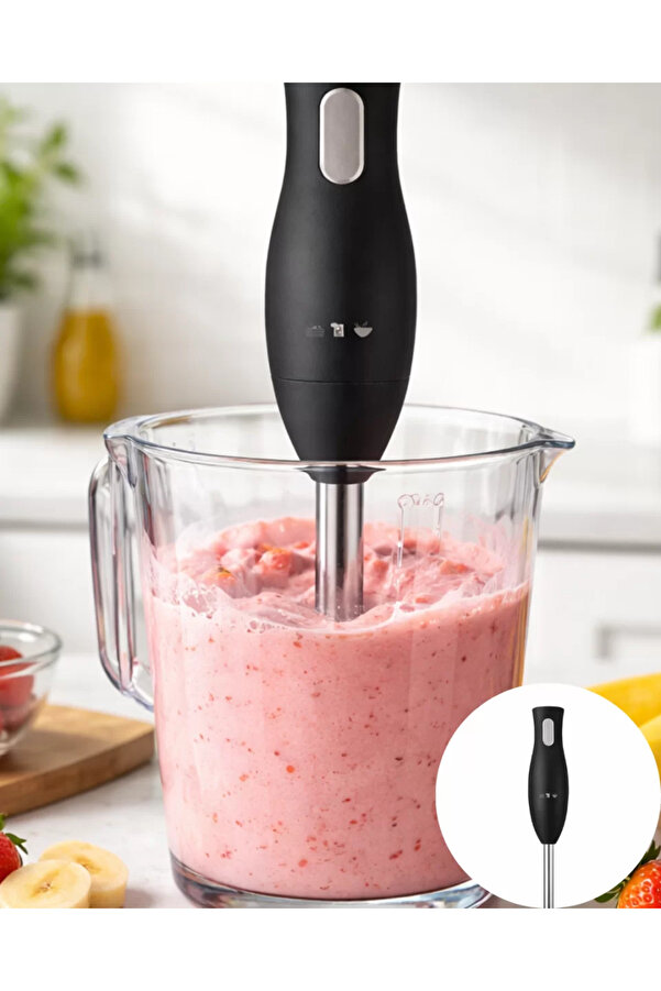 toyigoo Mutfak El Blenderı Paslanmaz Çelik Uçlu Ergonomik Tasarım TYGOO-RSHB3456